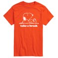 thumbnail image 1 of Peanuts - Take A Break - Men's Short Sleeve Graphic T-Shirt, 1 of 6