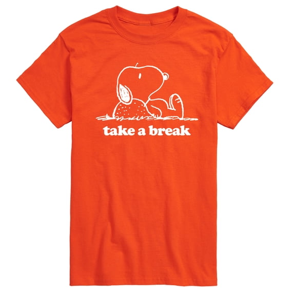 Peanuts - Take A Break - Men's Short Sleeve Graphic T-Shirt