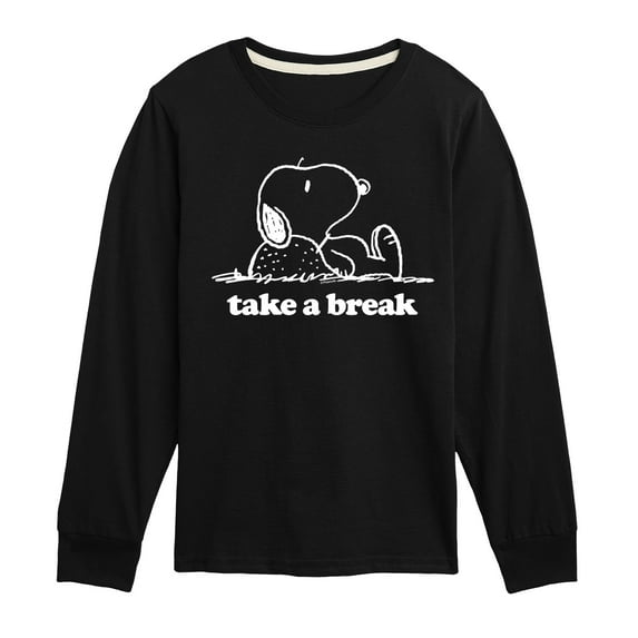 Peanuts - Take A Break - Toddler & Youth Long Sleeve Graphic T-Shirt