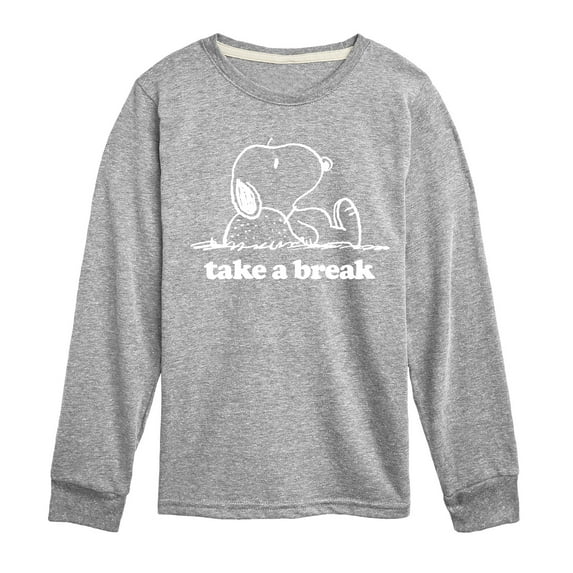 Peanuts - Take A Break - Toddler & Youth Long Sleeve Graphic T-Shirt