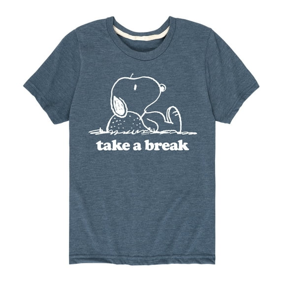 Peanuts - Take A Break - Toddler & Youth Short Sleeve Graphic T-Shirt