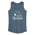 thumbnail image 1 of Peanuts - Take A Break - Women's Racerback Tank Top, 1 of 6