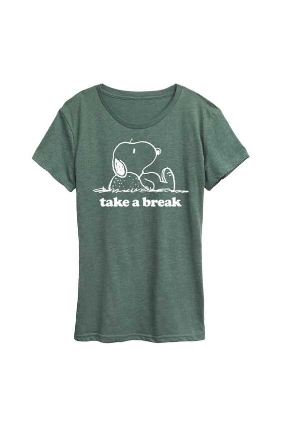 - Take A Break - Women's Short Sleeve Graphic T-Shirt