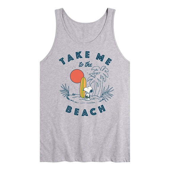 Peanuts - Take Me To The Beach - Men's Jersey Tank Top