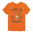 thumbnail image 1 of Peanuts - Take Me To The Beach - Toddler And Youth Short Sleeve Graphic T-Shirt, 1 of 6