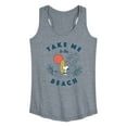 thumbnail image 1 of Peanuts - Take Me To The Beach - Women's Racerback Tank Top, 1 of 6