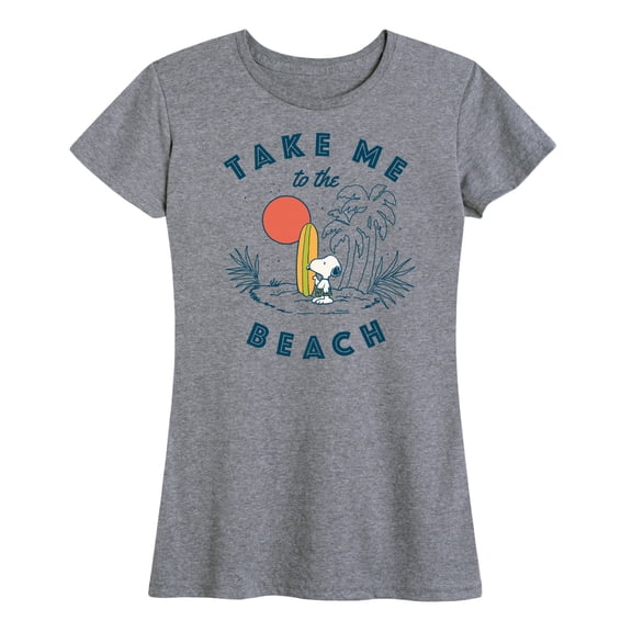 Peanuts - Take Me To The Beach - Women's Short Sleeve Graphic T-Shirt