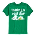 thumbnail image 1 of Peanuts - Taking A Rest Day - Toddler And Youth Short Sleeve Tee, 1 of 5