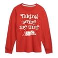thumbnail image 1 of Peanuts - Taking Some Me Time - Toddler & Youth Long Sleeve Graphic T-Shirt, 1 of 6