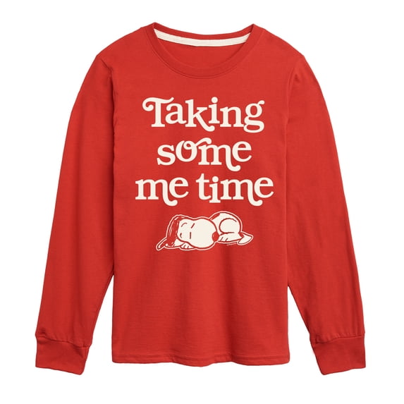 Peanuts - Taking Some Me Time - Toddler & Youth Long Sleeve Graphic T-Shirt