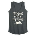 thumbnail image 1 of Peanuts - Taking Some Me Time - Women's Racerback Tank Top, 1 of 6