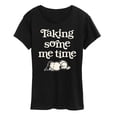 thumbnail image 1 of Peanuts - Taking Some Me Time - Women's Short Sleeve Graphic T-Shirt, 1 of 6