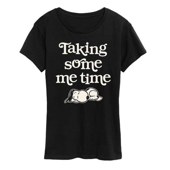 Peanuts - Taking Some Me Time - Women's Short Sleeve Graphic T-Shirt