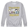 thumbnail image 1 of Peanuts - Teacher Squad - Men's Crew Neck Fleece Pullover, 1 of 6