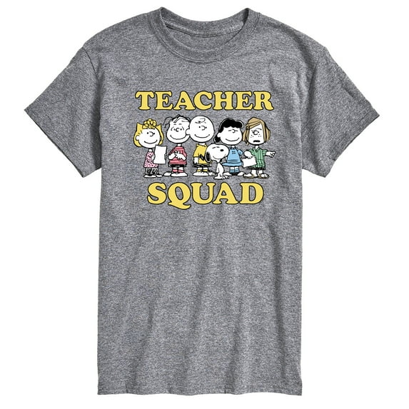 Peanuts - Teacher Squad - Men's Short Sleeve Graphic T-Shirt