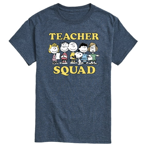 Peanuts - Teacher Squad - Men's Short Sleeve Graphic T-Shirt