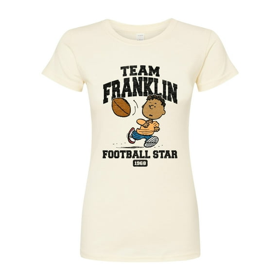 Peanuts - Team Franklin - Juniors Fitted Graphic T-Shirt