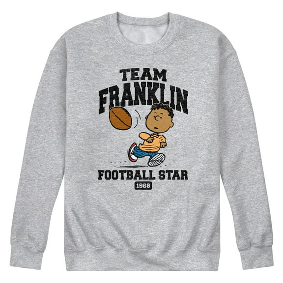 Peanuts - Team Franklin - Men's Crew Neck Fleece Pullover