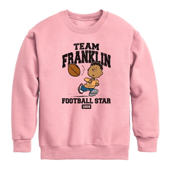 Peanuts - Team Franklin - Toddler & Youth Crewneck Fleece Sweatshirt