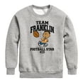 thumbnail image 1 of Peanuts - Team Franklin - Toddler & Youth Crewneck Fleece Sweatshirt, 1 of 6