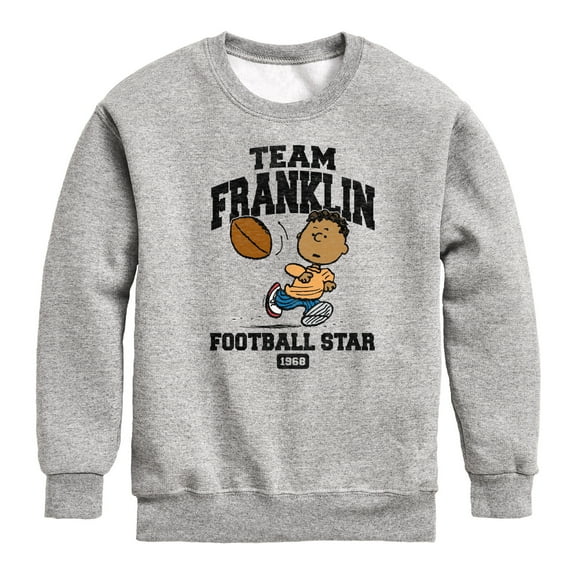 Peanuts - Team Franklin - Toddler & Youth Crewneck Fleece Sweatshirt