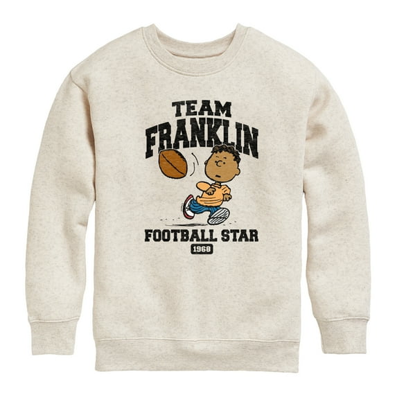 Peanuts - Team Franklin - Toddler & Youth Crewneck Fleece Sweatshirt