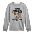 thumbnail image 1 of Peanuts - Team Franklin - Toddler & Youth Long Sleeve Graphic T-Shirt, 1 of 6