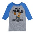 thumbnail image 1 of Peanuts - Team Franklin - Toddler & Youth Raglan Graphic T-Shirt, 1 of 4