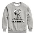 thumbnail image 1 of Peanuts - Teerific Snoopy - Toddler & Youth Crewneck Fleece Sweatshirt, 1 of 6