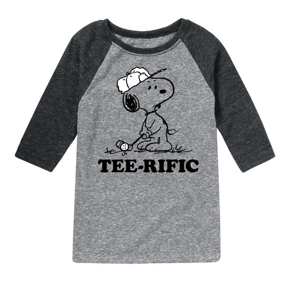 Peanuts - Teerific Snoopy - Toddler & Youth Raglan Graphic T-Shirt