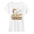 thumbnail image 1 of Peanuts - Tennessee Snoopy - Women's Short Sleeve Graphic T-Shirt, 1 of 6