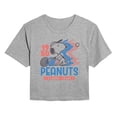 thumbnail image 1 of Peanuts - Tennis Team - Juniors Cropped Graphic T-Shirt, 1 of 5