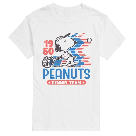 Peanuts - Tennis Team - Men's Short Sleeve Graphic T-Shirt