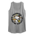 thumbnail image 1 of Peanuts - Thankful Grateful Blessed - Women's Racerback Tank Top, 1 of 6