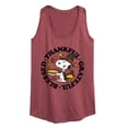 thumbnail image 1 of Peanuts - Thankful Grateful Blessed - Women's Racerback Tank Top, 1 of 6