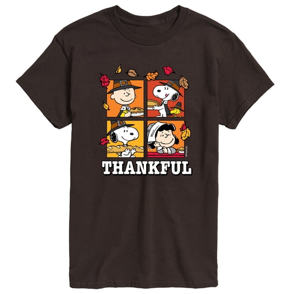 Peanuts - Thankful Men's Short Sleeve Graphic T-Shirt