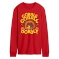 thumbnail image 1 of Peanuts - Thanksgiving Gobble Woodstock - Men's Long Sleeve Graphic T-Shirt, 1 of 4