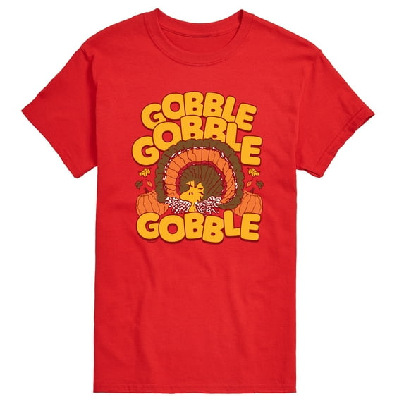 Peanuts - Thanksgiving Gobble Woodstock - Men's Short Sleeve Graphic T-Shirt