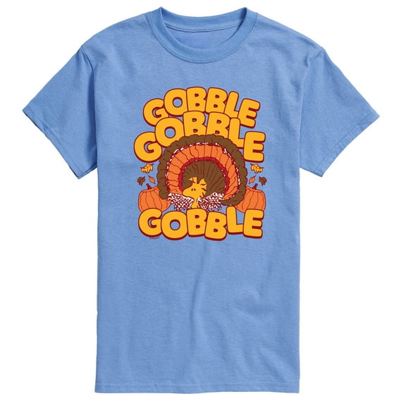 Peanuts - Thanksgiving Gobble Woodstock - Men's Short Sleeve Graphic T-Shirt