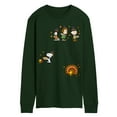 thumbnail image 1 of Peanuts - Thanksgiving - Men's Long Sleeve Graphic T-Shirt, 1 of 4