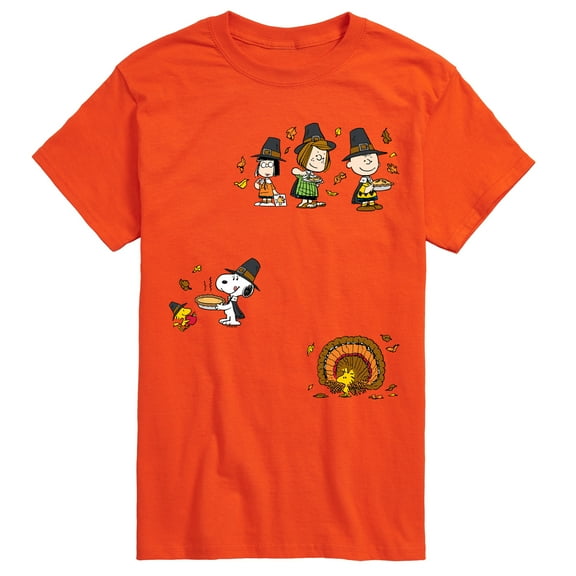 Peanuts - Thanksgiving - Men's Short Sleeve Graphic T-Shirt