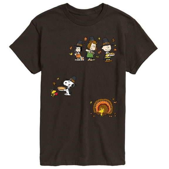 Peanuts - Thanksgiving - Men's Short Sleeve Graphic T-Shirt
