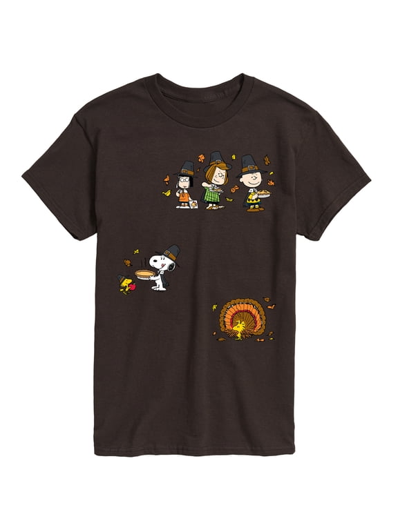 - Thanksgiving Men's Short Sleeve Graphic T-Shirt