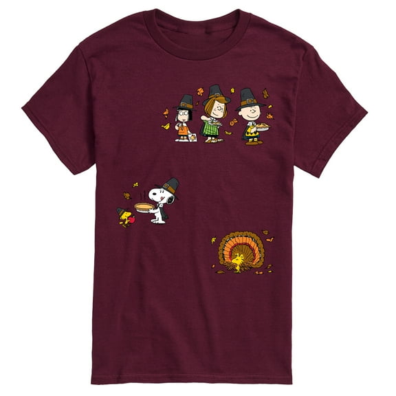 Peanuts - Thanksgiving - Men's Short Sleeve Graphic T-Shirt