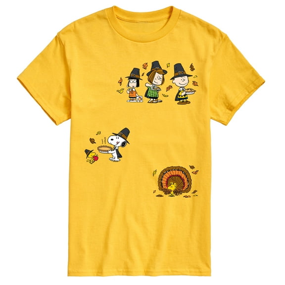 Peanuts - Thanksgiving - Men's Short Sleeve Graphic T-Shirt