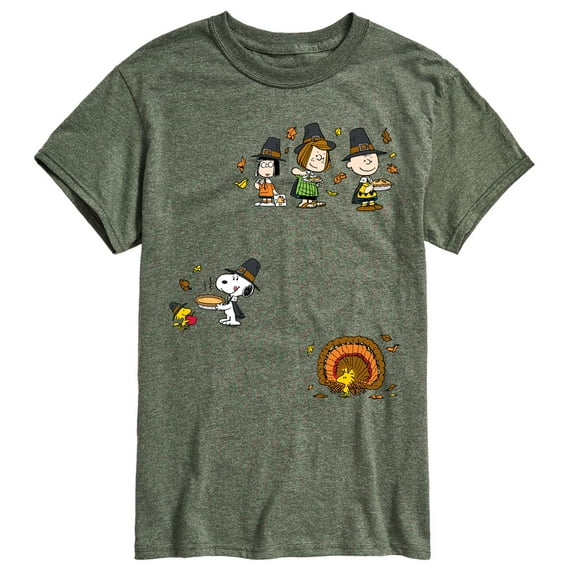 Peanuts - Thanksgiving - Men's Short Sleeve Graphic T-Shirt