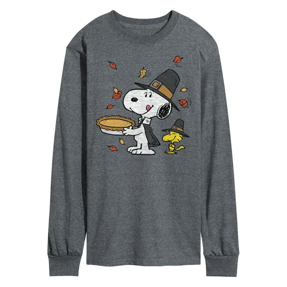 Peanuts - Thanksgiving Scene - Men's Long Sleeve T-Shirt