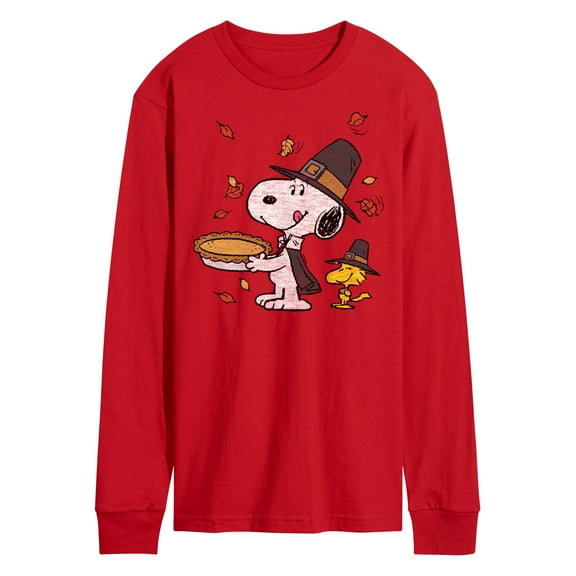 Peanuts - Thanksgiving Scene - Men's Long Sleeve T-Shirt