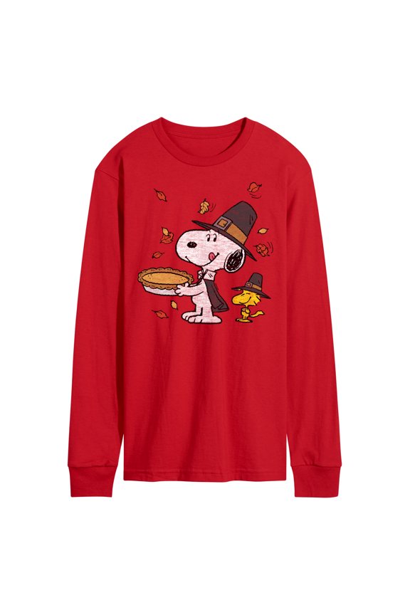 - Thanksgiving Scene - Men's Long Sleeve T-Shirt
