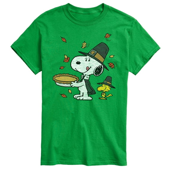 Peanuts - Thanksgiving Scene - Men's Short Sleeve Graphic T-Shirt